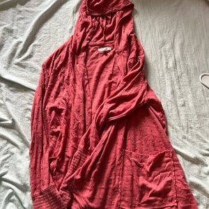 Long sleeve with pockets coverup